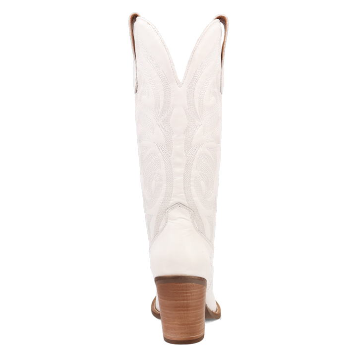 Online Exclusive | Dingo | Hensley Leather Boot in White **PREORDER