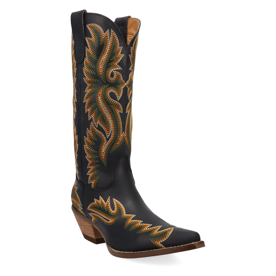 Online Exclusive | Dingo | Lantana Leather Boot in Black **PREORDER