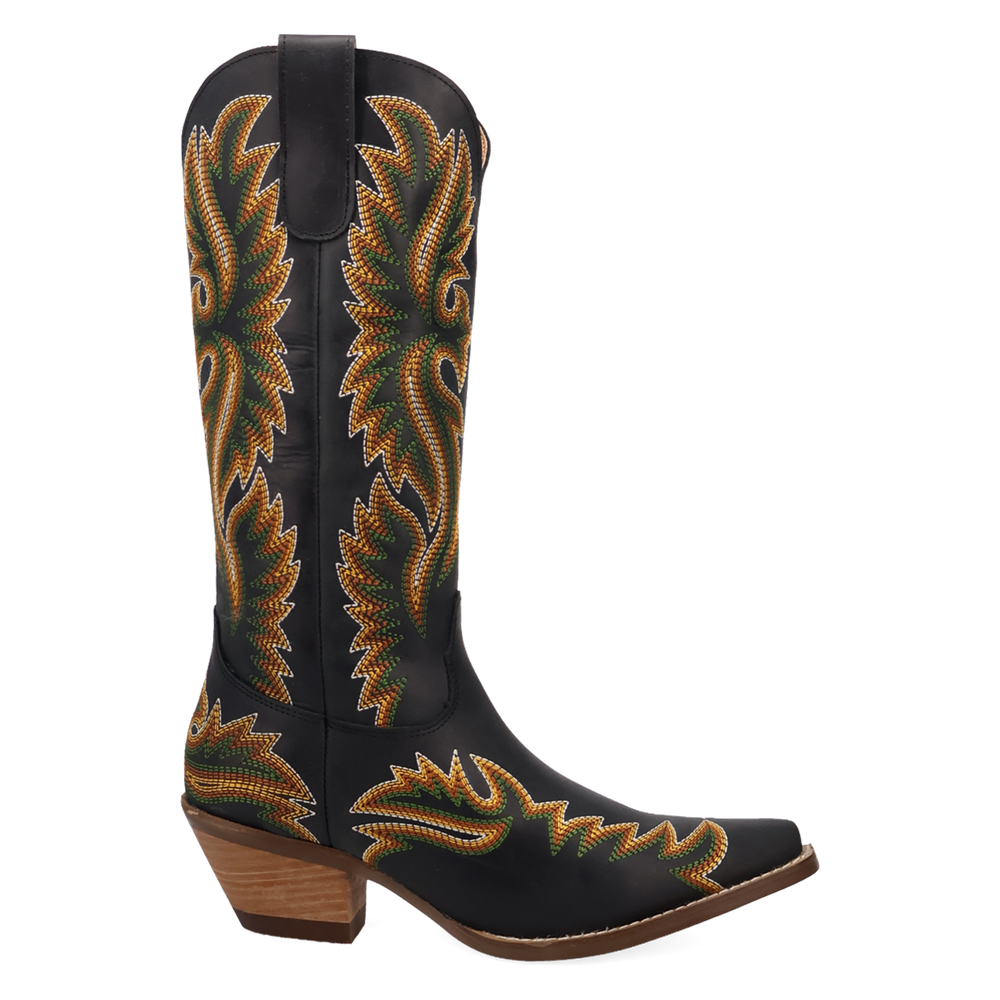 Online Exclusive | Dingo | Lantana Leather Boot in Black **PREORDER