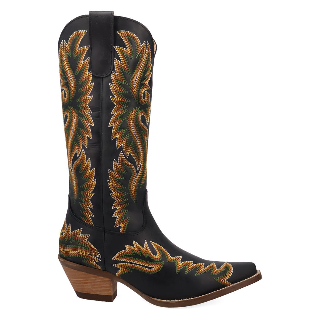 Online Exclusive | Dingo | Lantana Leather Boot in Black **PREORDER