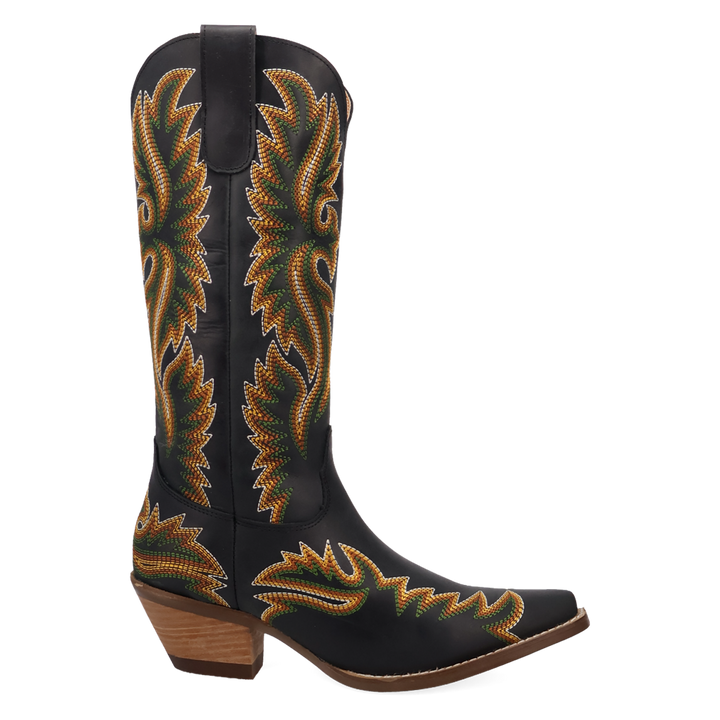 Online Exclusive | Dingo | Lantana Leather Boot in Black **PREORDER