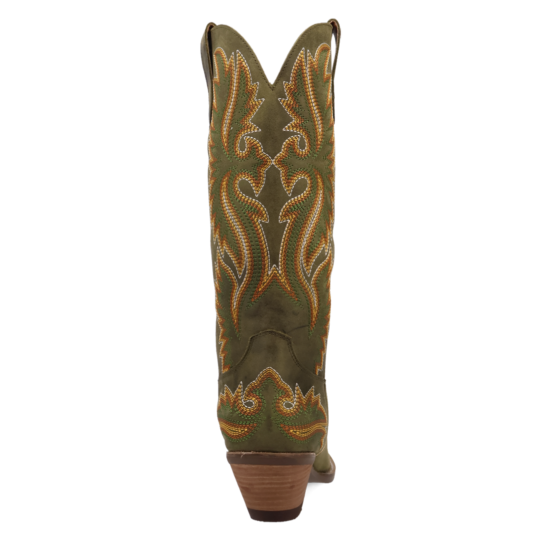 Online Exclusive | Dingo | Lantana Leather Boot in Olive Green **PREORDER