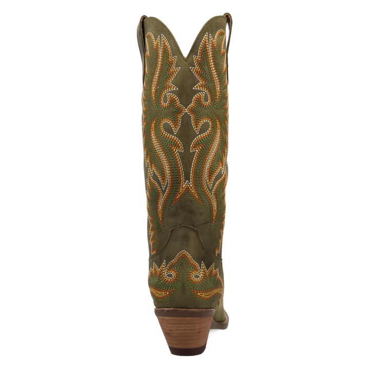 Online Exclusive | Dingo | Lantana Leather Boot in Olive Green **PREORDER