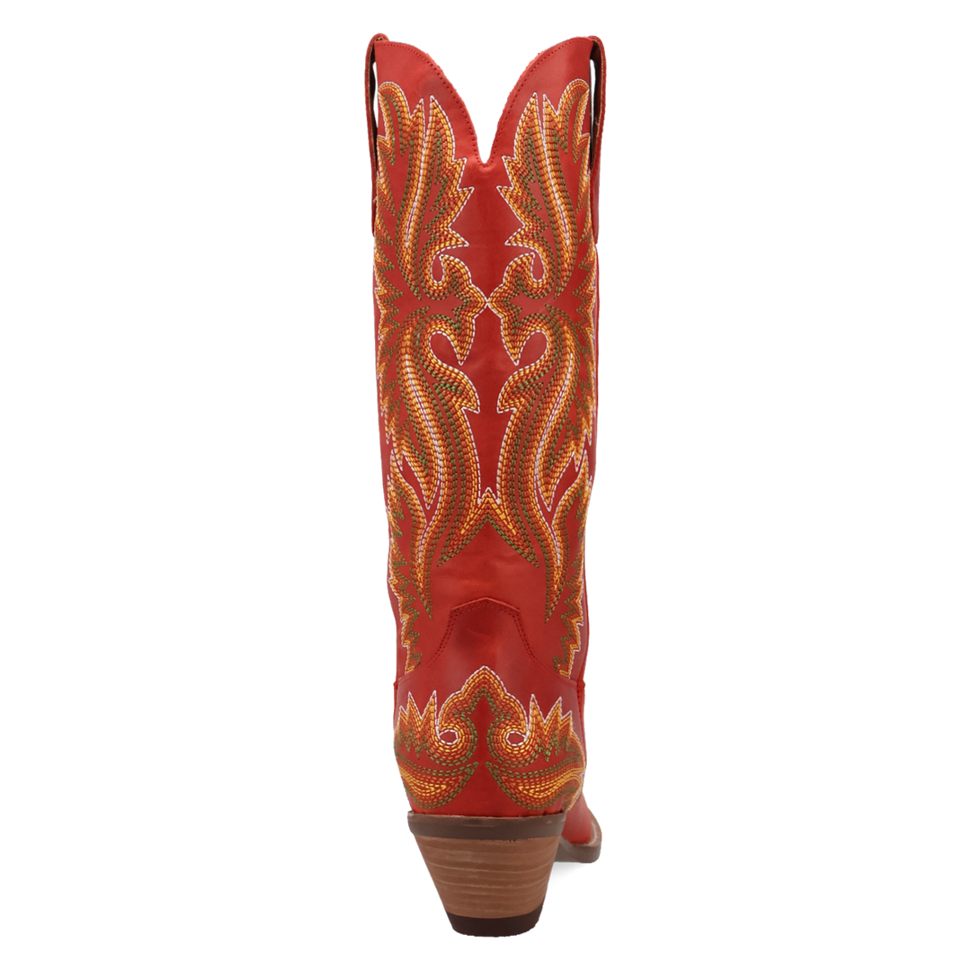 Online Exclusive | Dingo | Lantana Leather Boot in Red **PREORDER