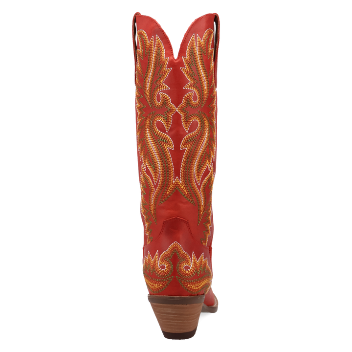 Online Exclusive | Dingo | Lantana Leather Boot in Red **PREORDER