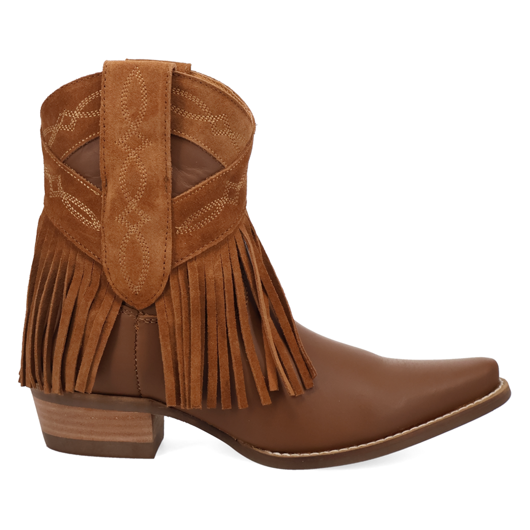 Online Exclusive | Dingo | Last Ride Leather Bootie in Camel **PREORDER