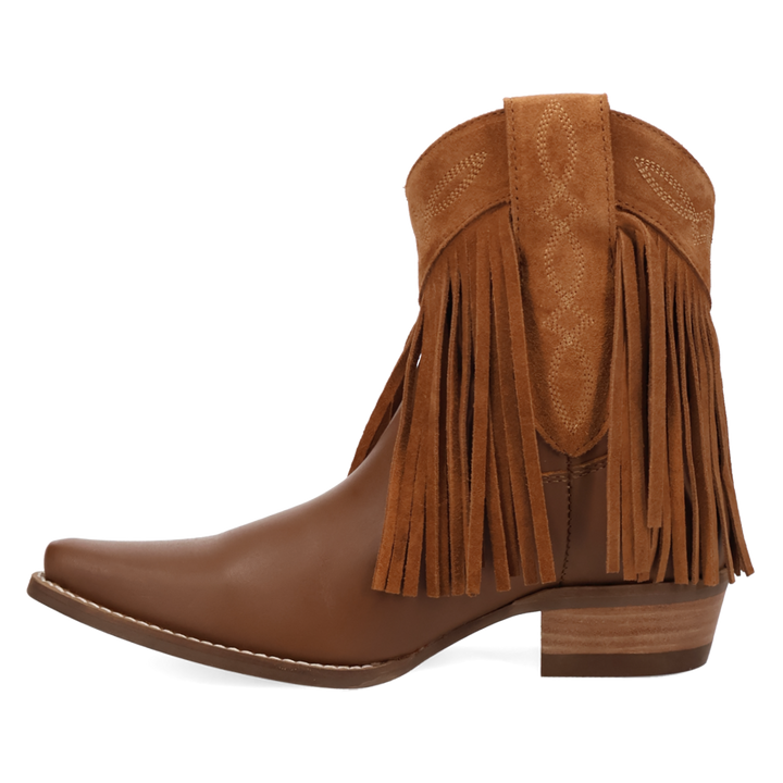 Online Exclusive | Dingo | Last Ride Leather Bootie in Camel **PREORDER