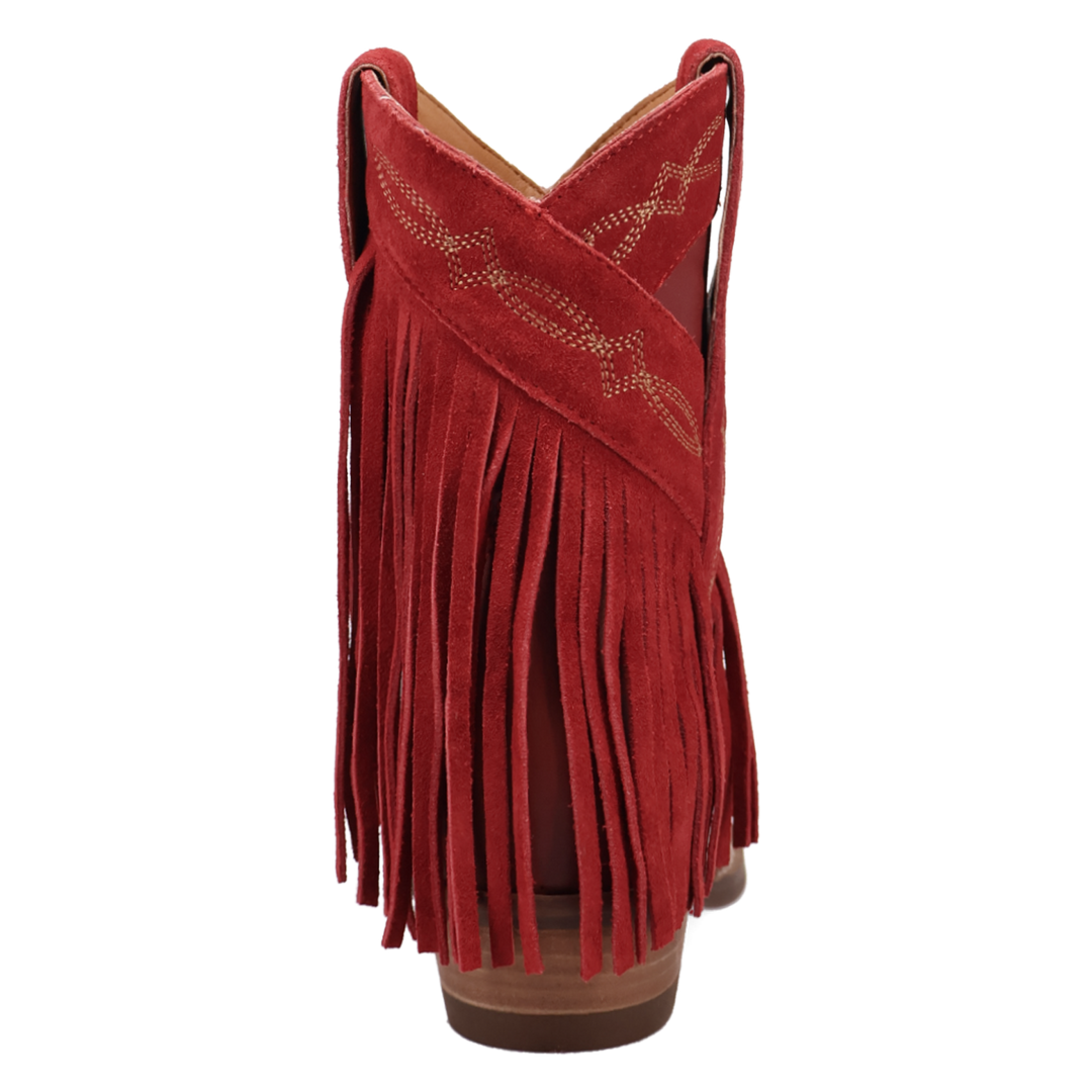 Online Exclusive | Dingo | Last Ride Leather Bootie in Red **PREORDER