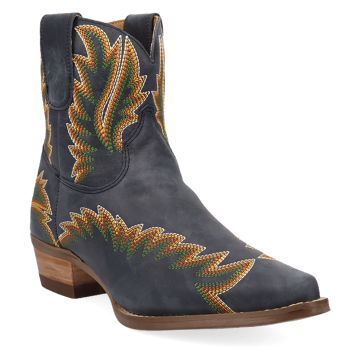Online Exclusive | Dingo | Laurel Leather Bootie in Black **PREORDER
