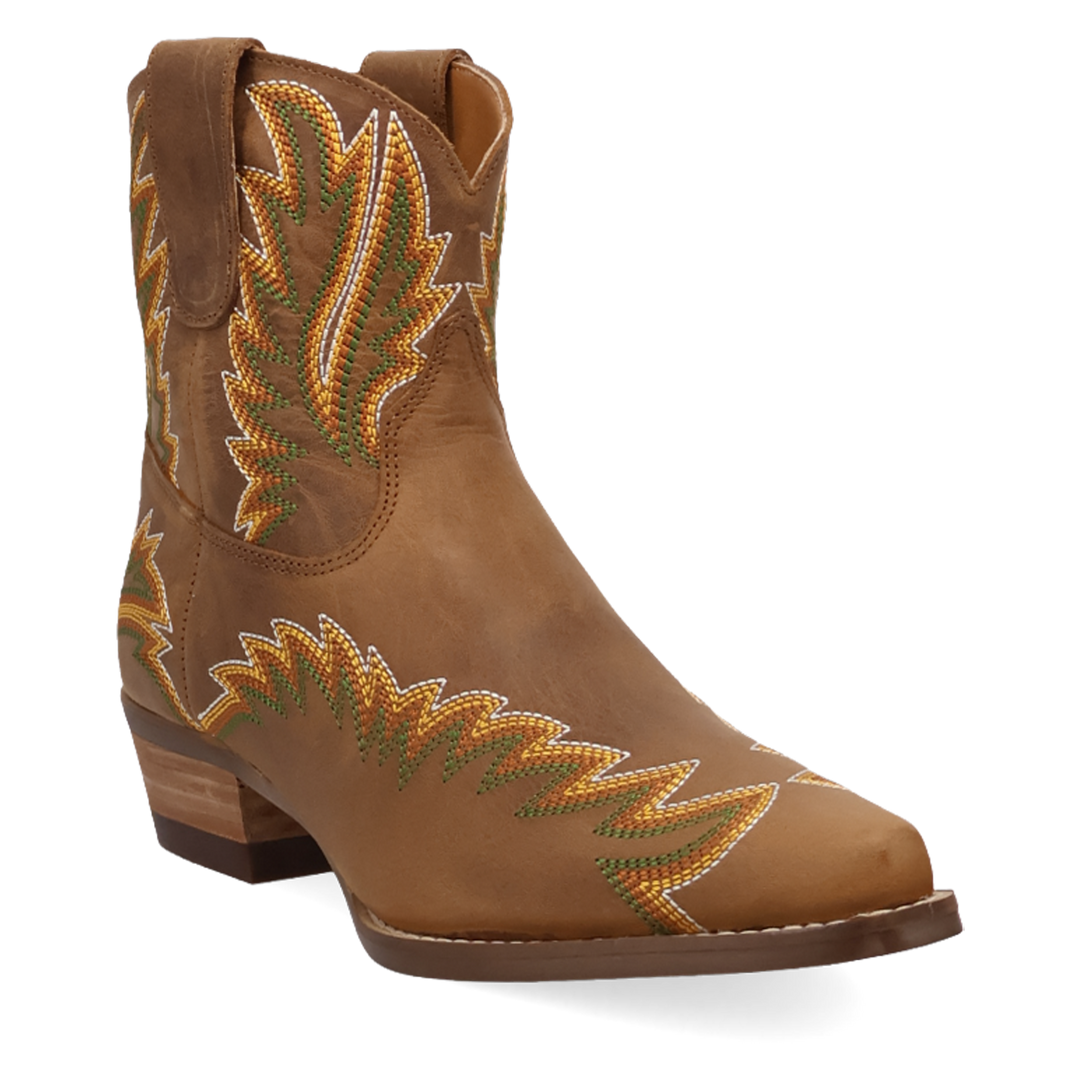 Online Exclusive | Dingo | Laurel Leather Bootie in Brown **PREORDER