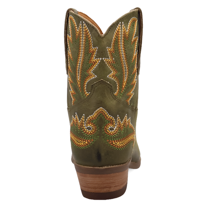 Online Exclusive | Dingo | Laurel Leather Bootie in Olive Green **PREORDER