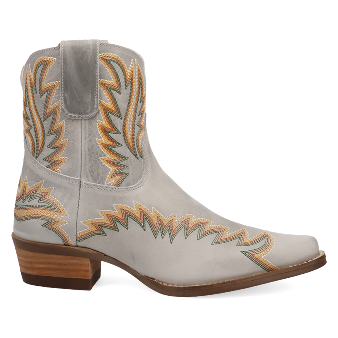 Online Exclusive | Dingo | Laurel Leather Bootie in White **PREORDER