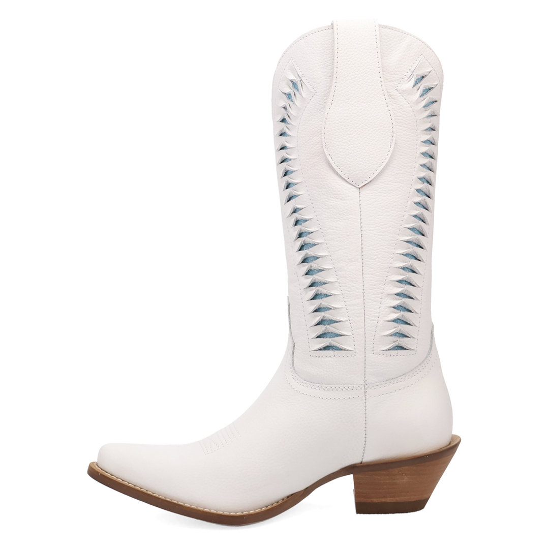 Online Exclusive | Dingo | Marrakesh Leather Boot in White **PREORDER