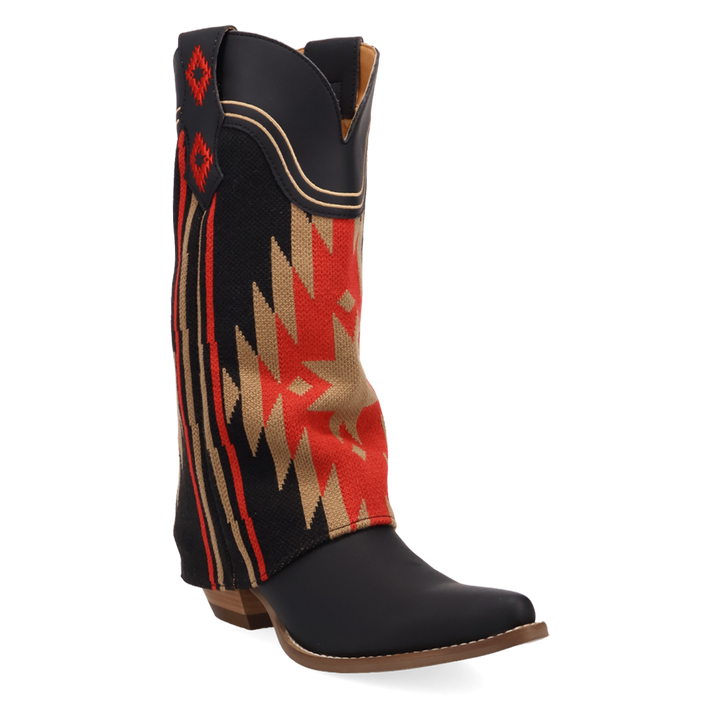 Online Exclusive | Dingo | Mystic Mesa Leather Boot in Black **PREORDER