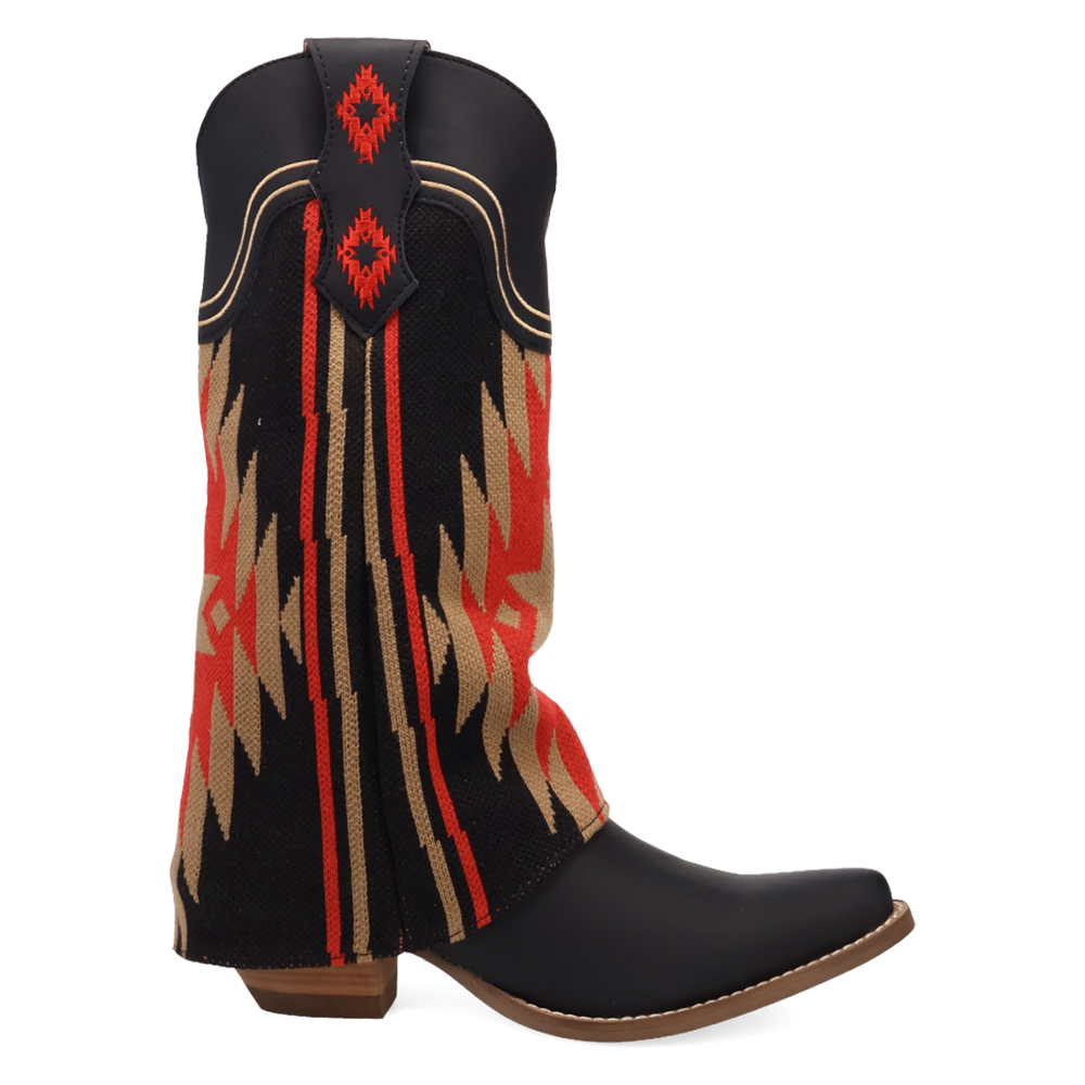 Online Exclusive | Dingo | Mystic Mesa Leather Boot in Black **PREORDER