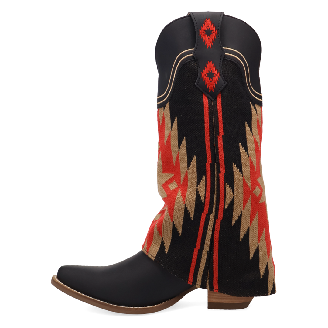 Online Exclusive | Dingo | Mystic Mesa Leather Boot in Black **PREORDER