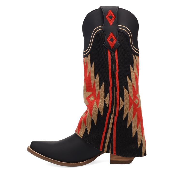 Online Exclusive | Dingo | Mystic Mesa Leather Boot in Black **PREORDER