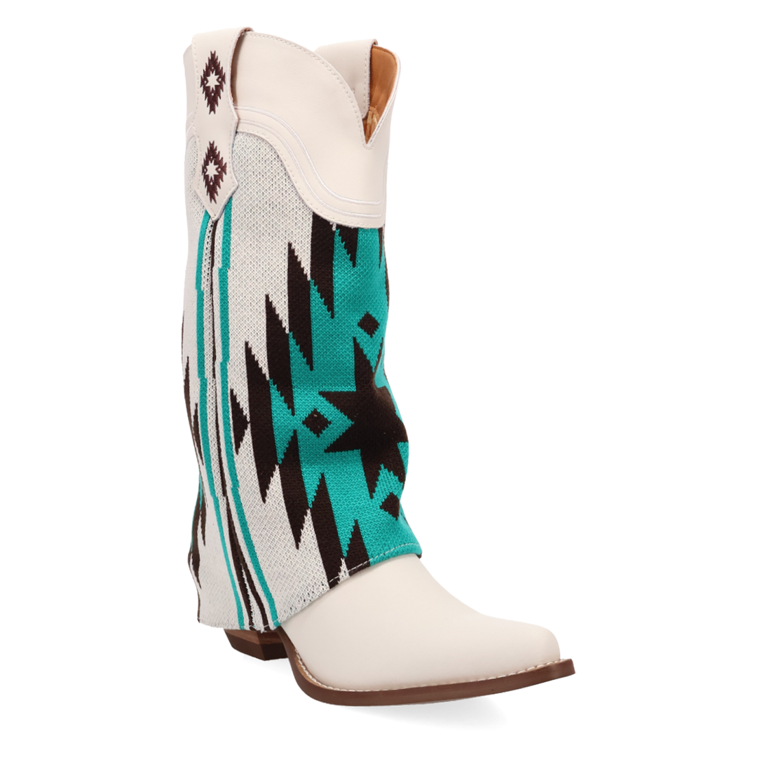 Online Exclusive | Dingo | Mystic Mesa Leather Boot in White **PREORDER