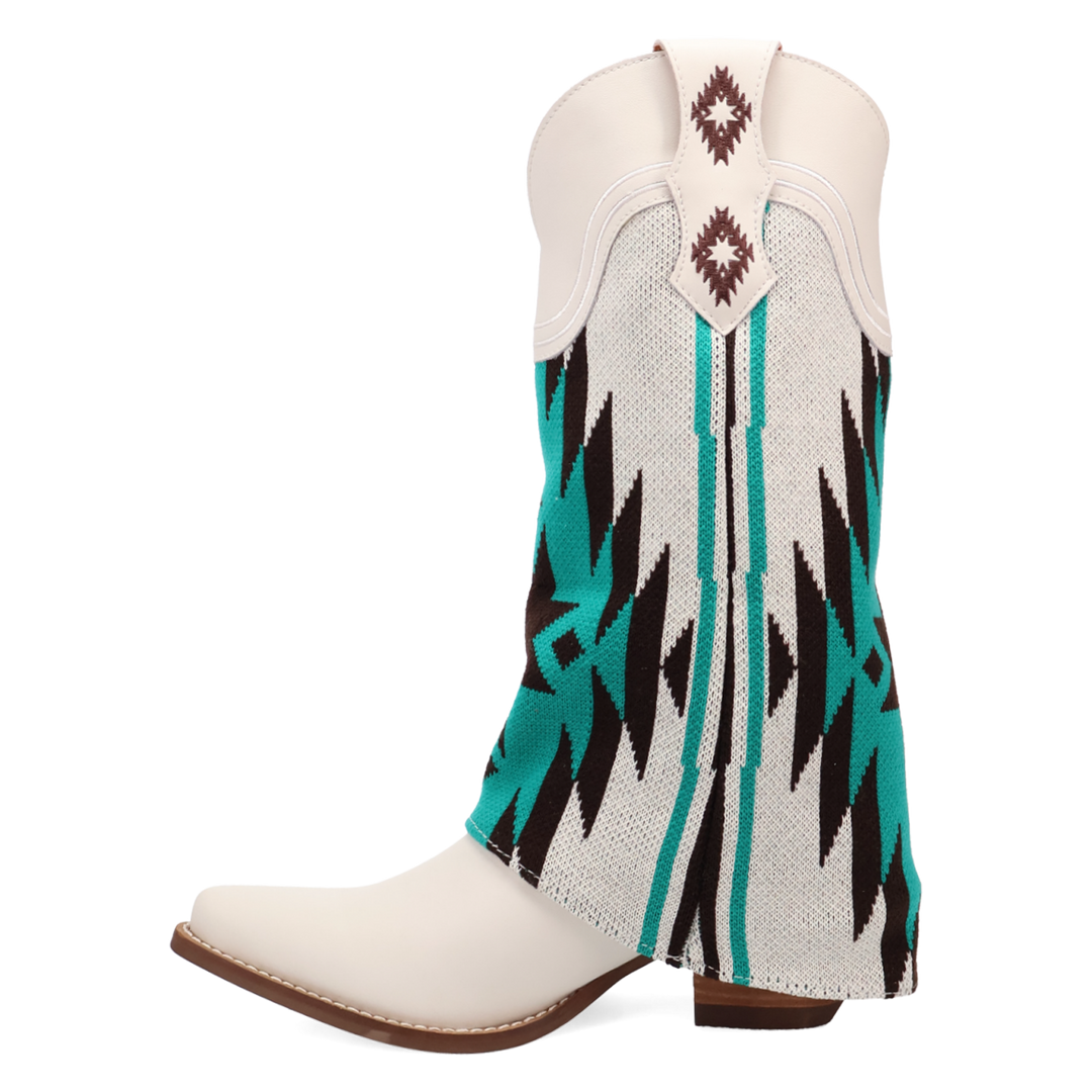 Online Exclusive | Dingo | Mystic Mesa Leather Boot in White **PREORDER