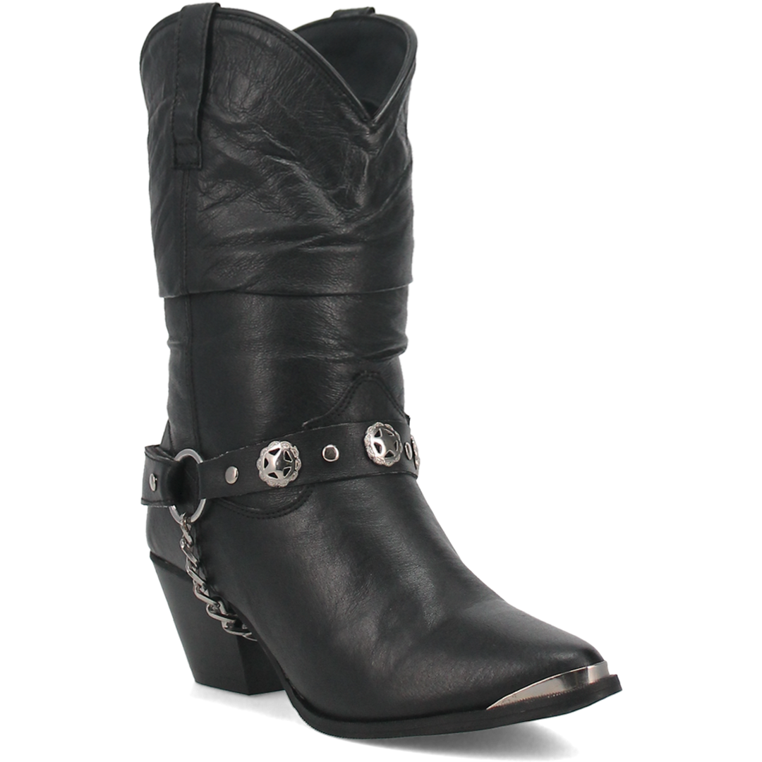 Online Exclusive | Dingo | Olivia Leather Boot in Black **PREORDER