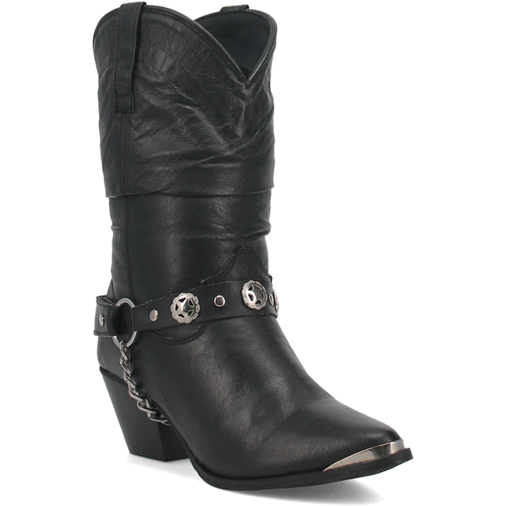 Online Exclusive | Dingo | Olivia Leather Boot in Black **PREORDER