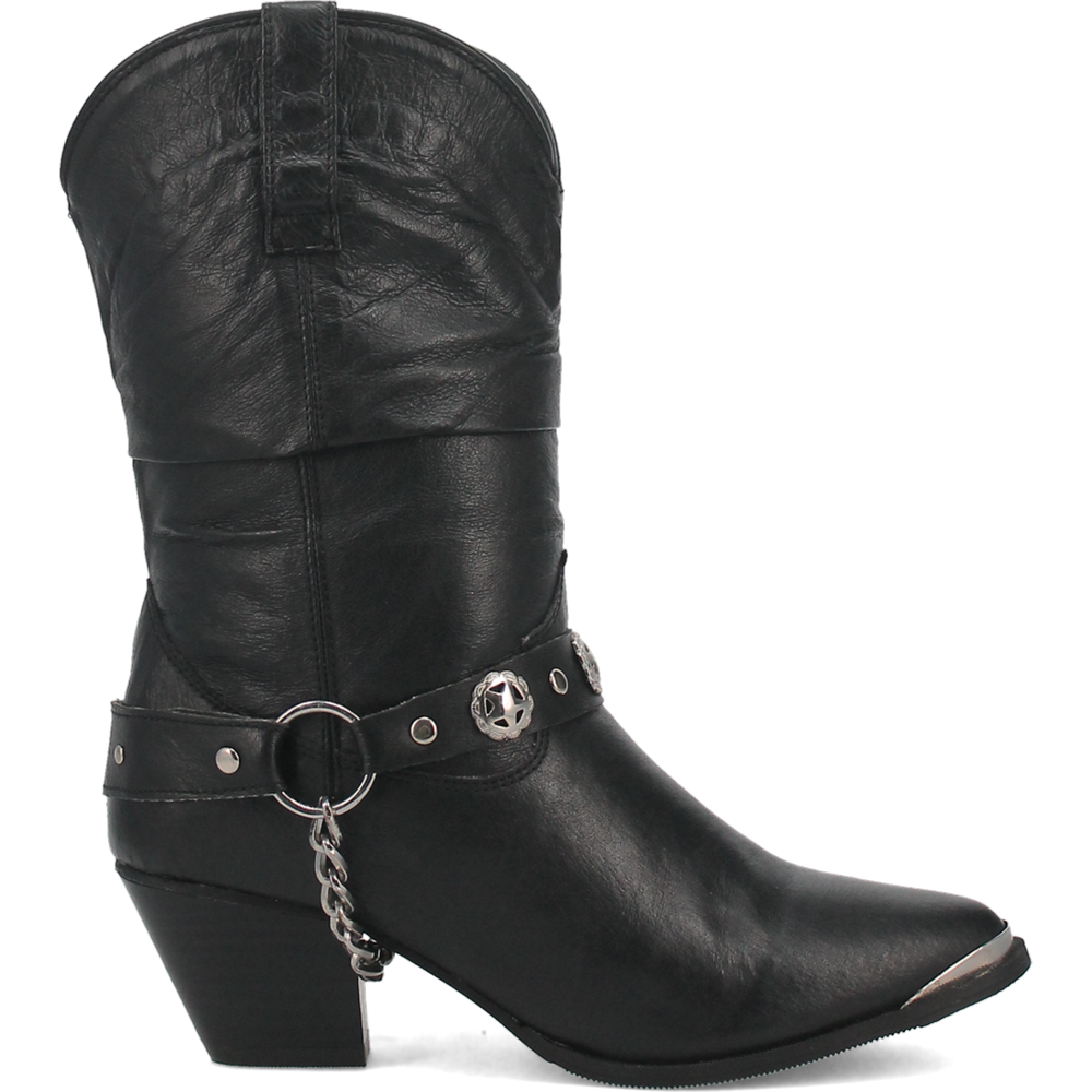 Online Exclusive | Dingo | Olivia Leather Boot in Black **PREORDER