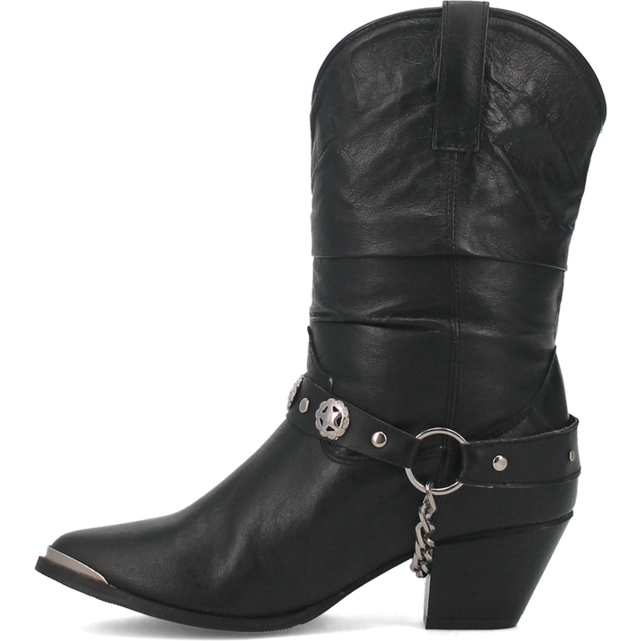 Online Exclusive | Dingo | Olivia Leather Boot in Black **PREORDER
