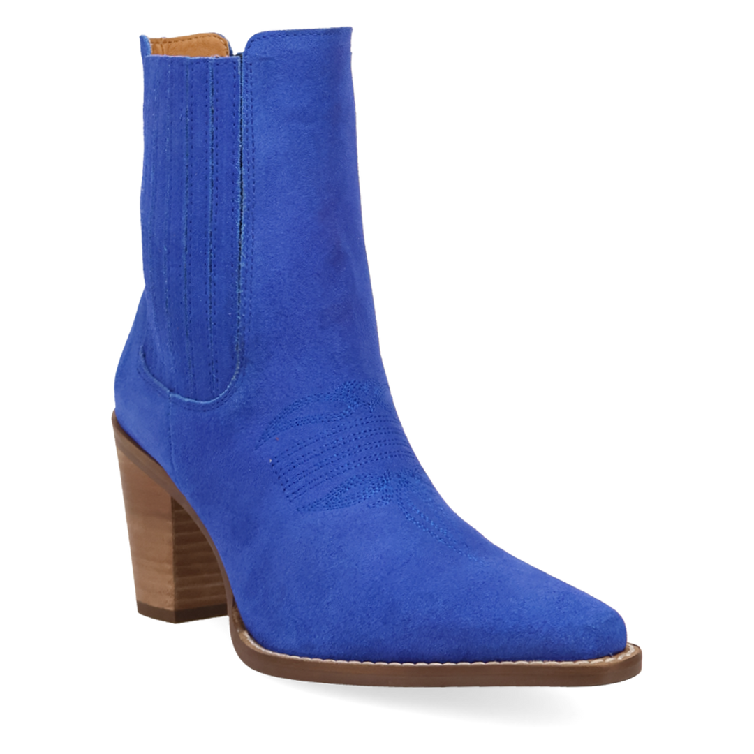Online Exclusive | Dingo | Paloma Suede Leather Bootie in Blue **PREORDER