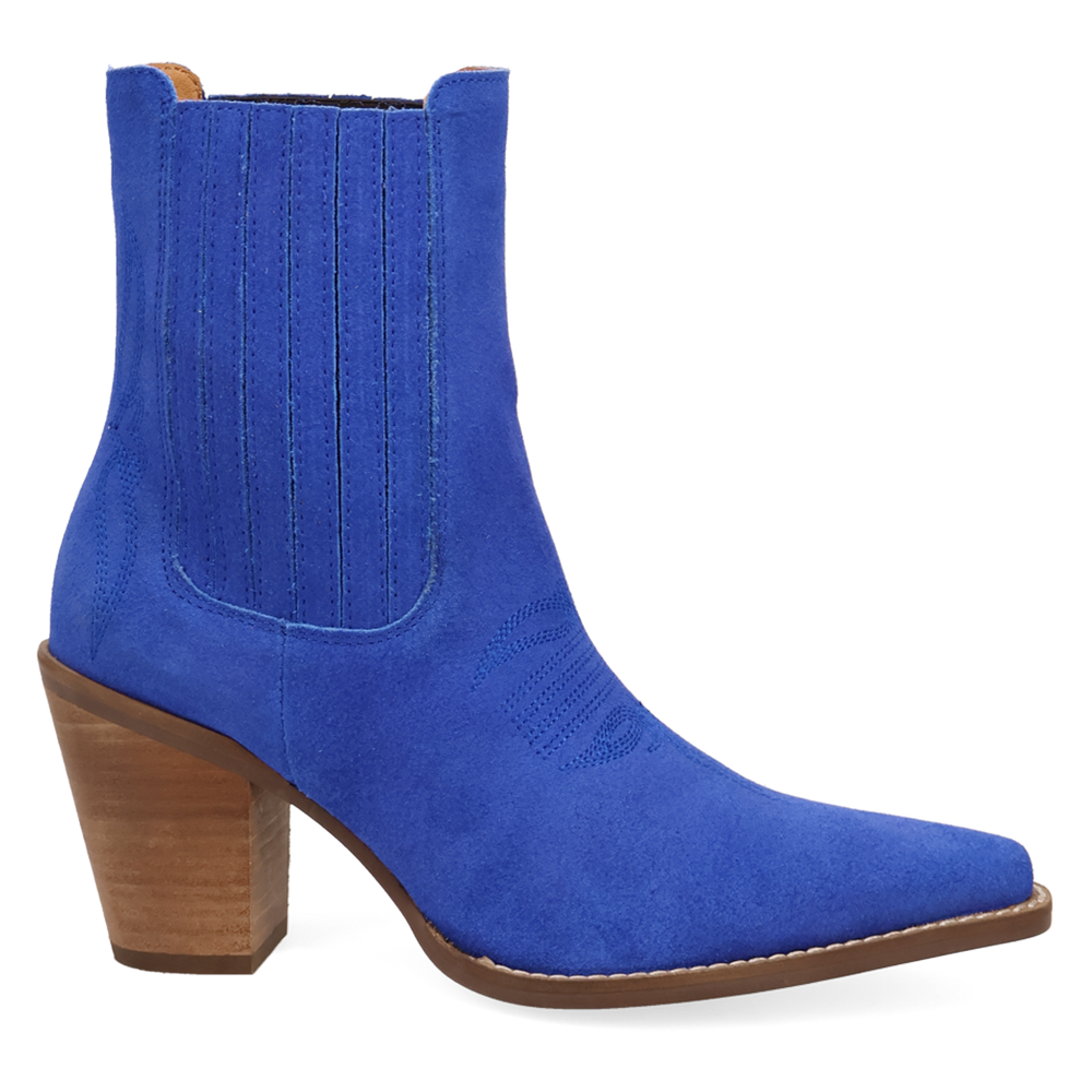Online Exclusive | Dingo | Paloma Suede Leather Bootie in Blue **PREORDER
