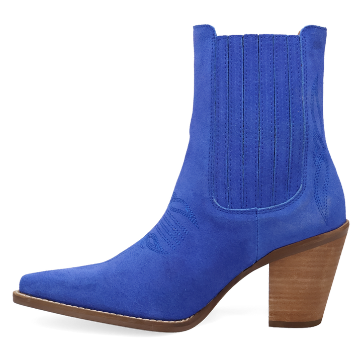 Online Exclusive | Dingo | Paloma Suede Leather Bootie in Blue **PREORDER