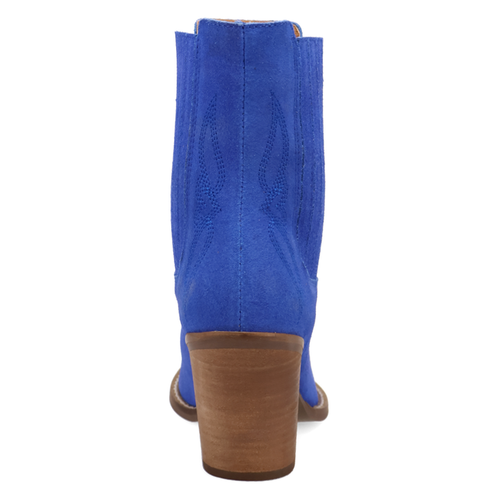 Online Exclusive | Dingo | Paloma Suede Leather Bootie in Blue **PREORDER