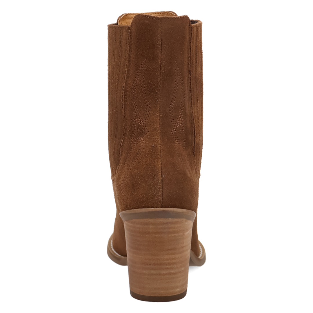 Online Exclusive | Dingo | Paloma Suede Leather Bootie in Brown **PREORDER