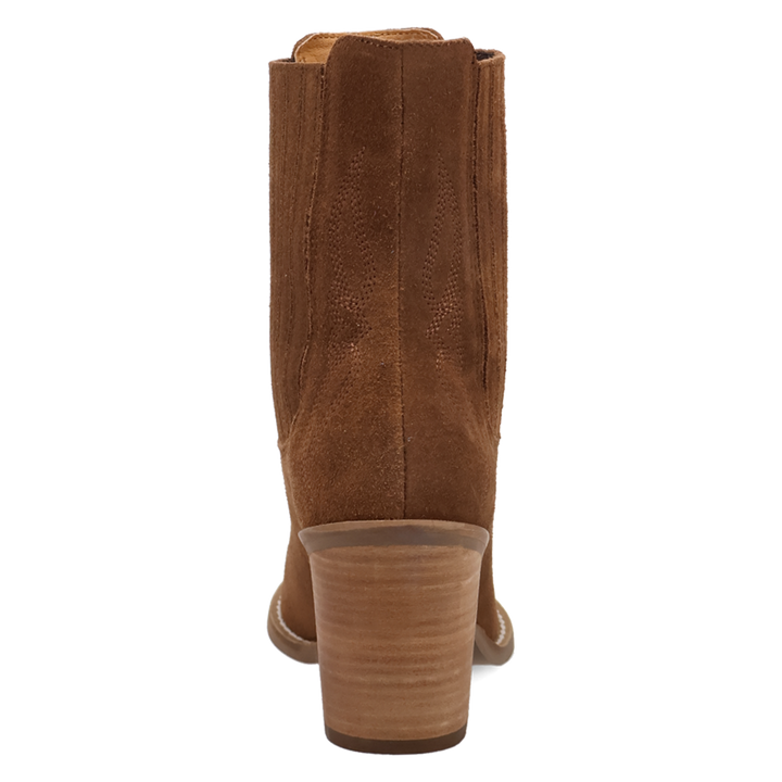 Online Exclusive | Dingo | Paloma Suede Leather Bootie in Brown **PREORDER