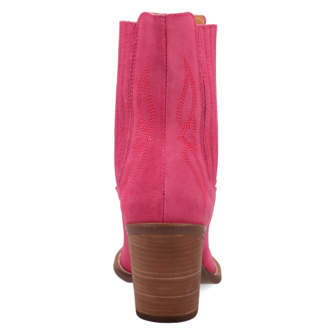 Online Exclusive | Dingo | Paloma Suede Leather Bootie in Pink **PREORDER
