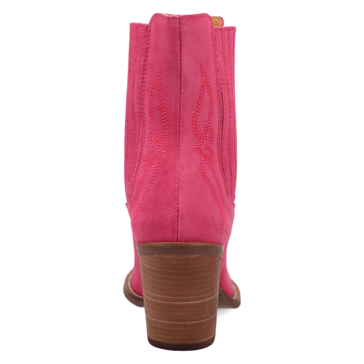 Online Exclusive | Dingo | Paloma Suede Leather Bootie in Pink **PREORDER