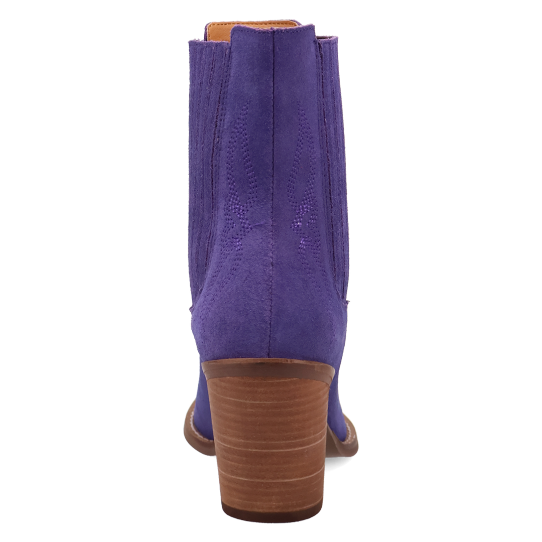 Online Exclusive | Dingo | Paloma Suede Leather Bootie in Purple **PREORDER