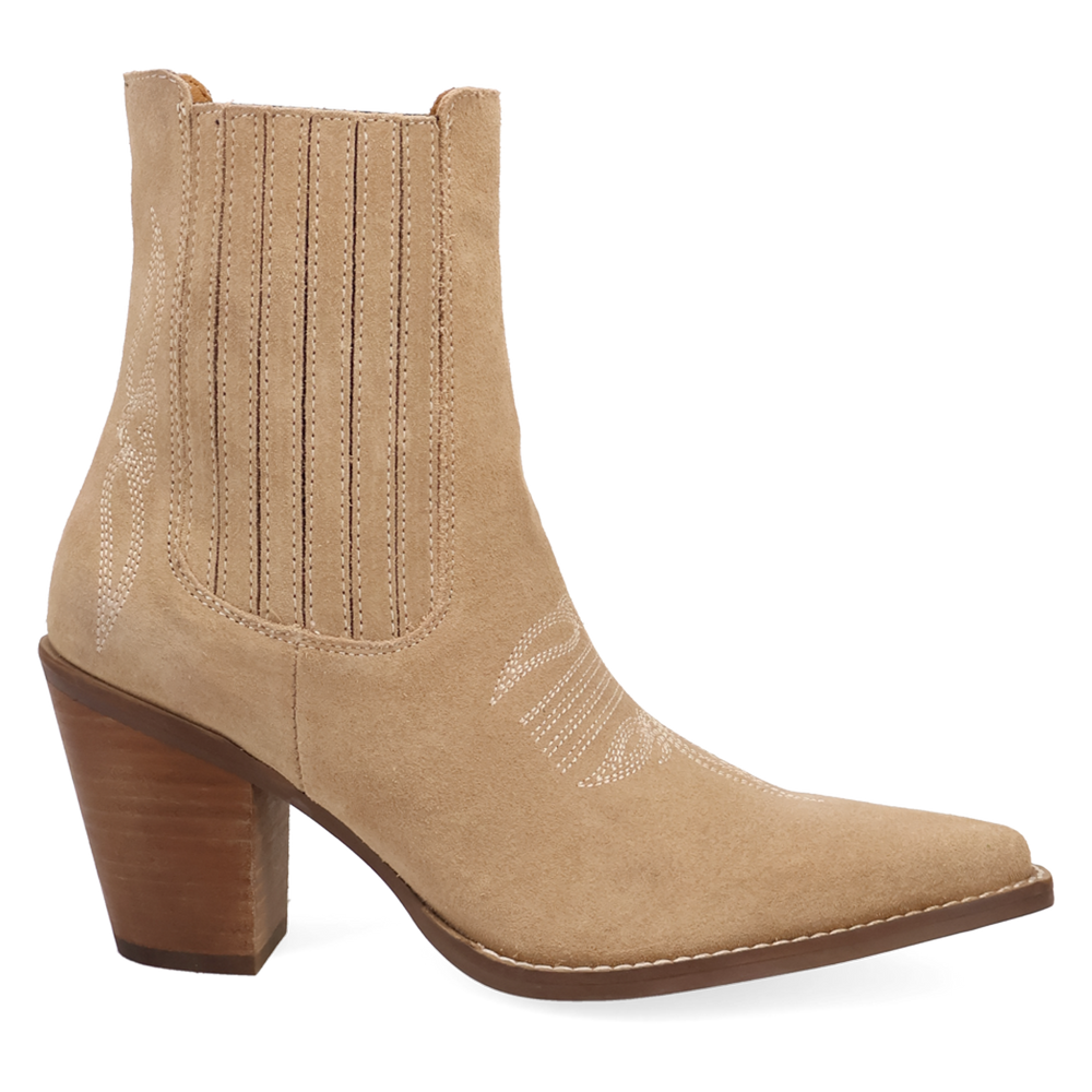 Online Exclusive | Dingo | Paloma Suede Leather Bootie in Sand **PREORDER