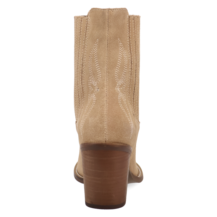 Online Exclusive | Dingo | Paloma Suede Leather Bootie in Sand **PREORDER