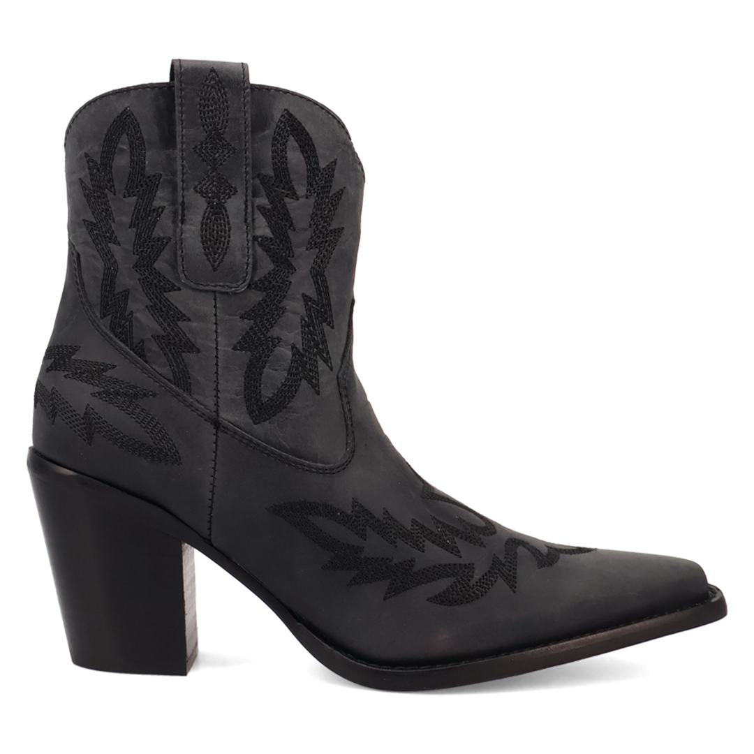 Online Exclusive | Dingo | Rocky Top Leather Bootie in Black **PREORDER