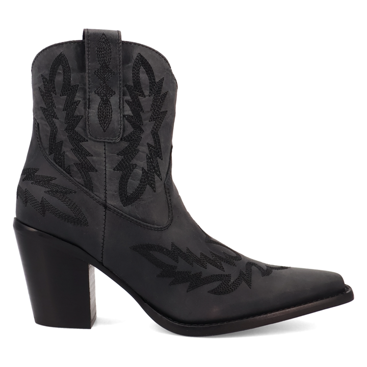 Online Exclusive | Dingo | Rocky Top Leather Bootie in Black **PREORDER