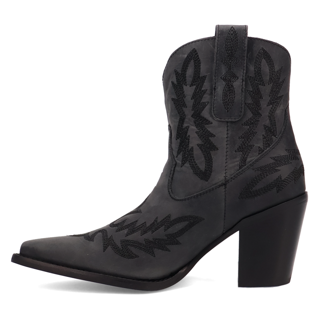 Online Exclusive | Dingo | Rocky Top Leather Bootie in Black **PREORDER