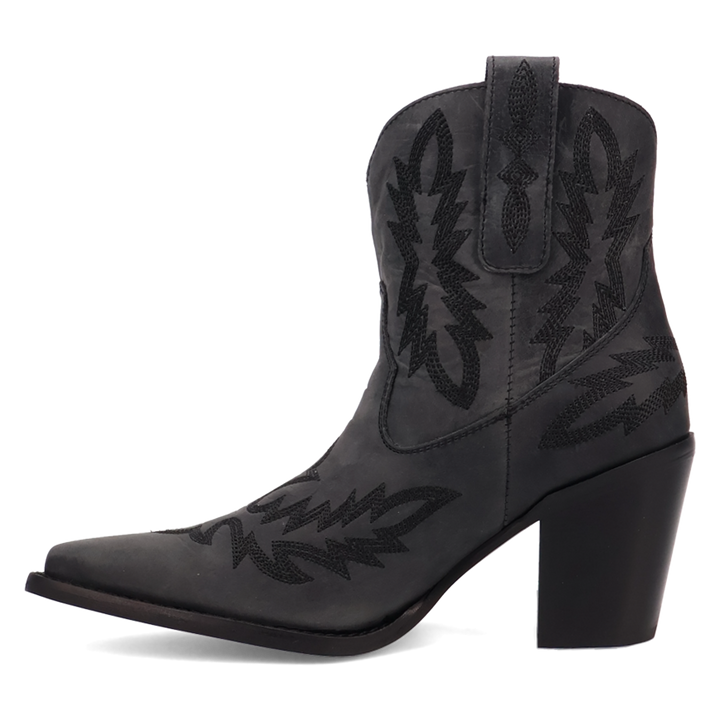 Online Exclusive | Dingo | Rocky Top Leather Bootie in Black **PREORDER
