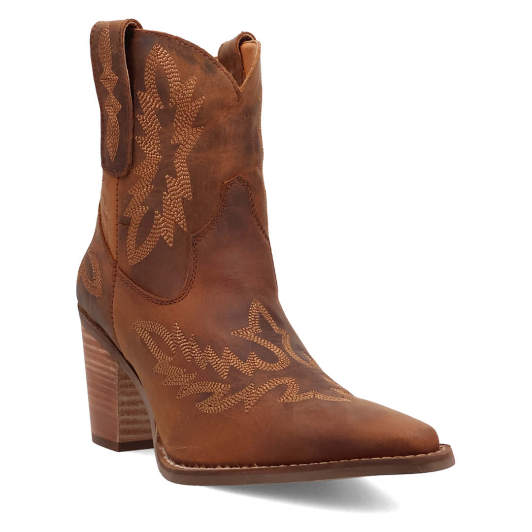 Online Exclusive | Dingo | Rocky Top Leather Bootie in Brown **PREORDER