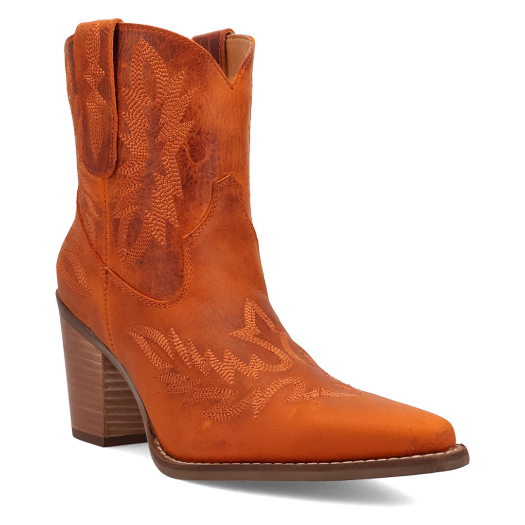 Online Exclusive | Dingo | Rocky Top Leather Bootie in Rust **PREORDER