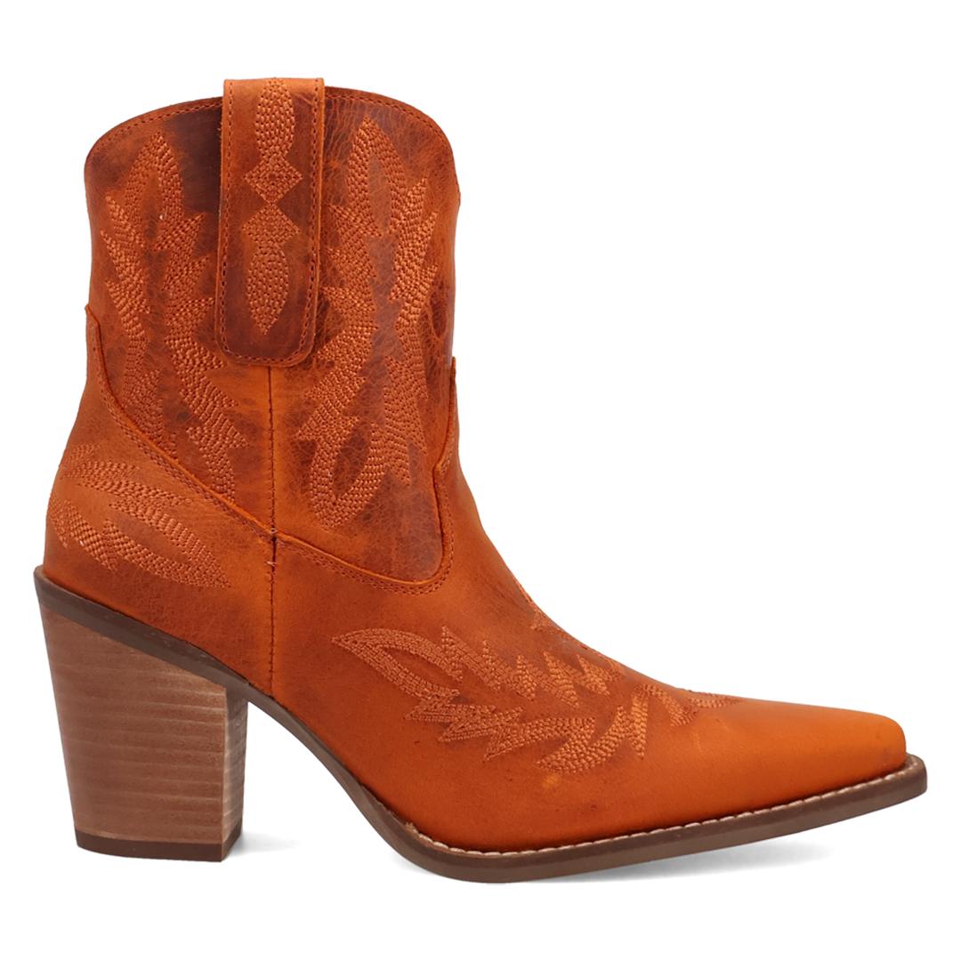 Online Exclusive | Dingo | Rocky Top Leather Bootie in Rust **PREORDER