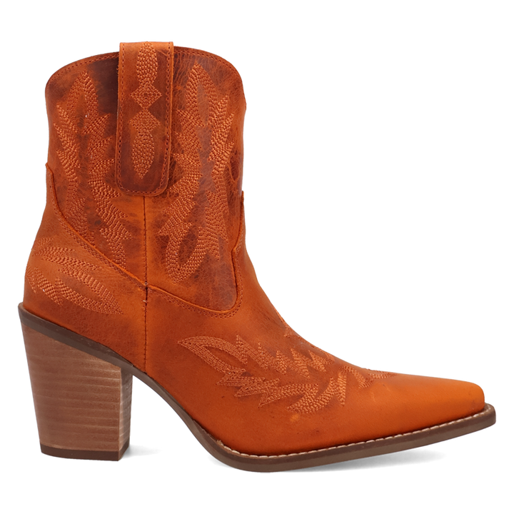 Online Exclusive | Dingo | Rocky Top Leather Bootie in Rust **PREORDER