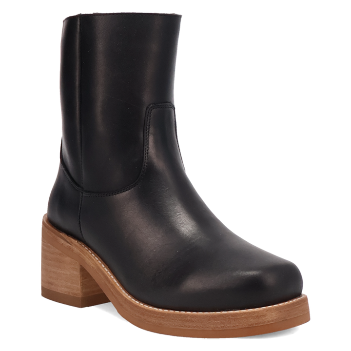 Online Exclusive | Dingo | Roxy Leather Bootie in Black **PREORDER