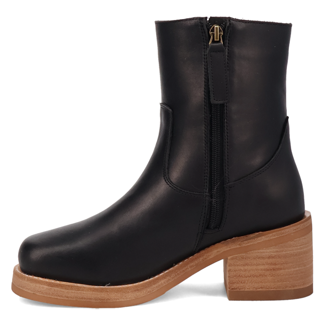 Online Exclusive | Dingo | Roxy Leather Bootie in Black **PREORDER