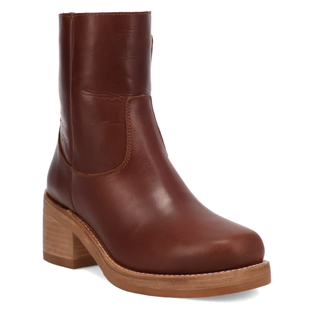 Online Exclusive | Dingo | Roxy Leather Bootie in Brown **PREORDER