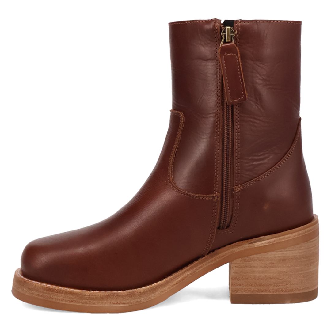 Online Exclusive | Dingo | Roxy Leather Bootie in Brown **PREORDER